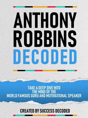 cover image of Anthony Robbins Decoded